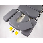 Habys Κρεβάτι Μασάζ Φυσικοθεραπείας Upright Chiro Z7 σε Γκρι Χρώμα